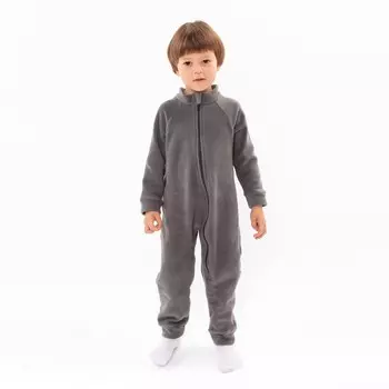 Комбинезон детский, цвет серый, рост 104-110 см