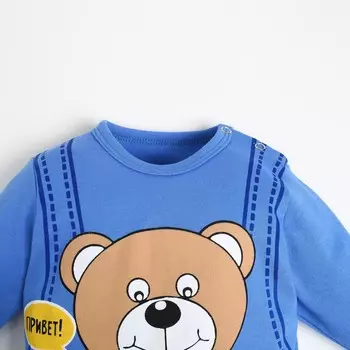 Комбинезон детский, цвет синий, рост 80 см