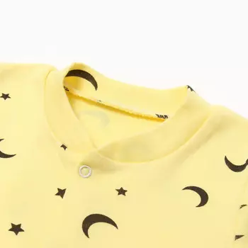 Комбинезон детский, цвет желтый, рост 68 см