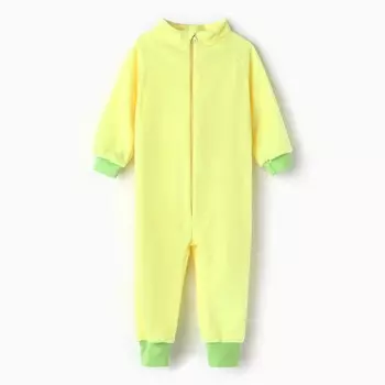 Комбинезон детский, жёлтый неон, рост 80-86 см
