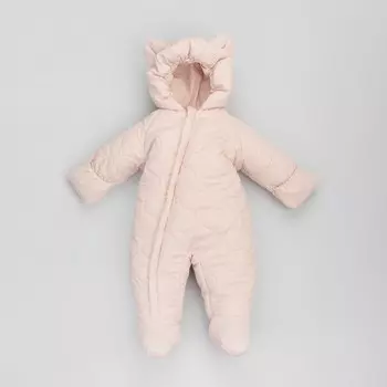 Комбинезон детский демисезонный KinDerLitto «Аванти-1», рост 68-74 см, цвет розовая пудра