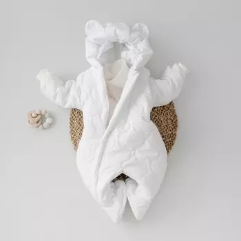 Комбинезон детский демисезонный KinDerLitto «Аванти-1», рост 56-62 см, цвет белый