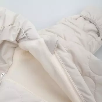 Комбинезон детский демисезонный KinDerLitto «Аванти-1», рост 68-74 см, цвет светло-бежевый