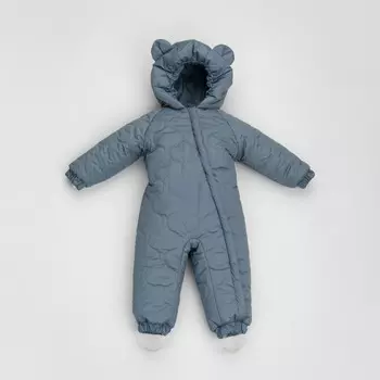 Комбинезон детский демисезонный открытый KinDerLitto «Аванти-2», рост 80-86 см, цвет деним