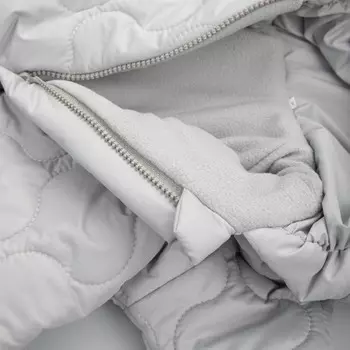 Комбинезон детский демисезонный открытый KinDerLitto «Аванти-2», рост 80-86 см, цвет светло-серый