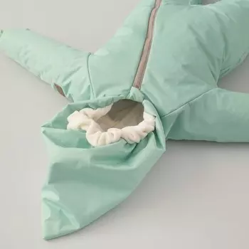 Комбинезон детский демисезонный открытый KinDerLitto «Новый домовёнок-2», рост 80-86 см, цвет мята