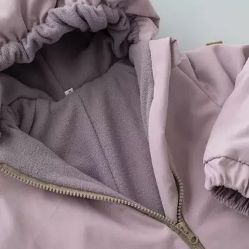 Комбинезон детский демисезонный открытый KinDerLitto «Верт-2», рост 80-86 см, цвет сиреневый