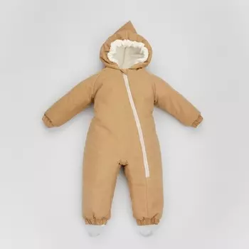 Комбинезон детский демисезонный открытый KinDerLitto «Верт-2», рост 80-86 см, цвет карамелька