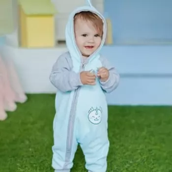 Комбинезон детский «Дракоша», цвет зеленый, рост 68 см