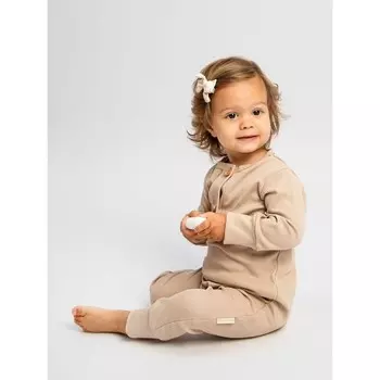 Комбинезон детский Fashion, рост 56 см, цвет бежевый