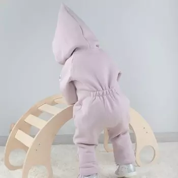 Комбинезон детский KinDerLitto «Карамелле-2», рост 80-86 см, цвет пыльная сирень