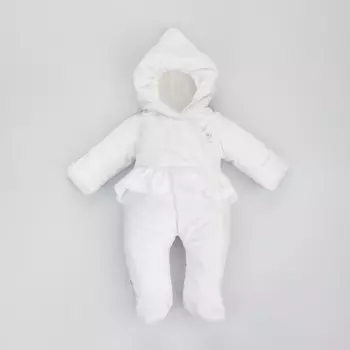 Комбинезон детский KinDerLitto «Леди», рост 74-80 см, цвет белый