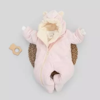 Комбинезон детский KinDerLitto «Веснушка», рост 68-74 см, цвет розовый