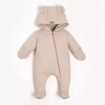 Комбинезон детский MINAKU, цвет бежевый, рост 74-80 см