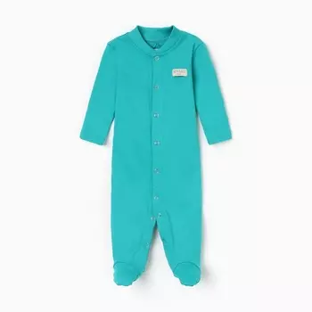 Комбинезон детский MINAKU цвет изумрудный, рост 56-62 см