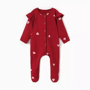 Комбинезон детский MINAKU, красный, рост 74-80 см