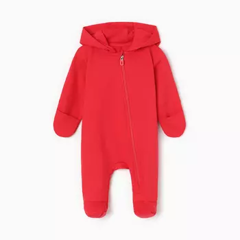 Комбинезон детский MINAKU цвет красный, рост 86-92см