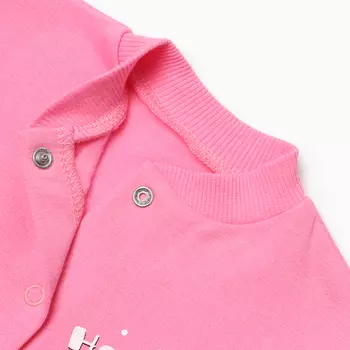 Комбинезон детский НАЧЁС, цвет ярко-розовый, рост 80 см