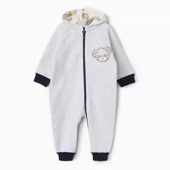 Комбинезон детский, НАЧЁС, цвет серый, рост 74 см