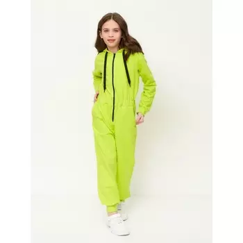 Комбинезон детский, рост 98 см, цвет лайм