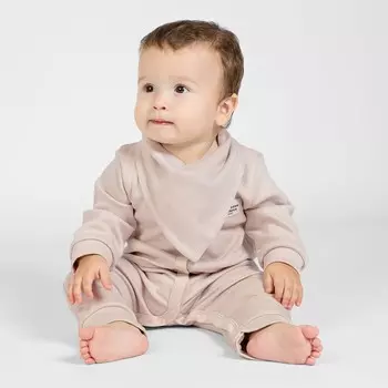 Комбинезон детский с открытыми ножками Basic, рост 86 см, цвет бежевый