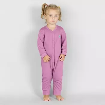 Комбинезон детский с открытыми ножками Basic, рост 74 см, цвет сиреневый