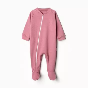 Комбинезон детский "Слоник" НАЧЁС, цвет брусника, рост 86 см