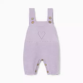 Комбинезон детский вязаный MINAKU, рост 74-80, лавандовый