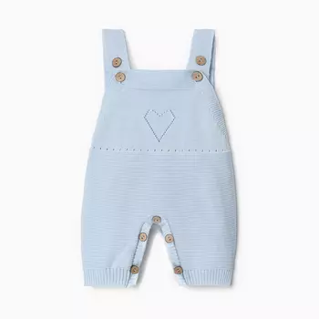 Комбинезон детский вязаный MINAKU, рост 74-80, голубой