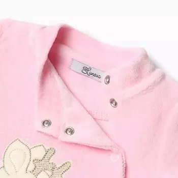 Комбинезон для детей, цвет розовый, рост 56 см