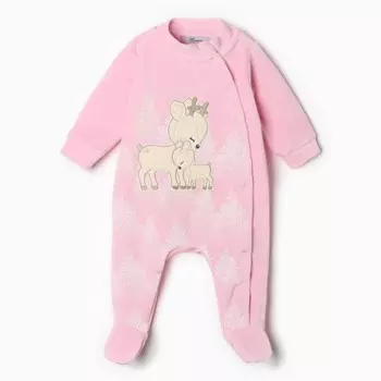 Комбинезон для детей, цвет розовый, рост 68 см