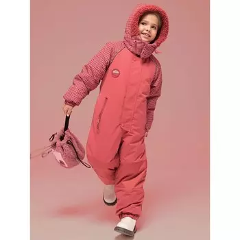 Комбинезон для девочек, рост 98 см, цвет красный