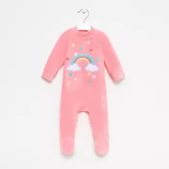 Комбинезон для девочки А.041-47-1., цвет розовый, рост 74