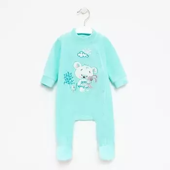 Комбинезон для девочки А.041-49-1., цвет мятный, рост 62