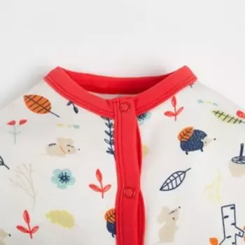 Комбинезон для девочки, цвет молочный, рост 50 см (0м)