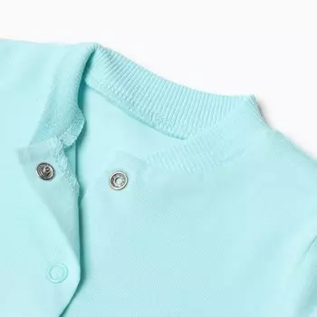 Комбинезон для девочки, цвет мятный, рост 62 см