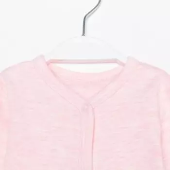 Комбинезон для девочки, цвет розовый, рост 68-74