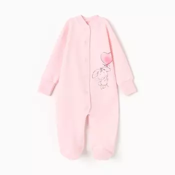 Комбинезон для девочки, цвет розовый, рост 80 (9-12 мес)