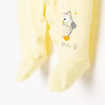 Комбинезон для девочки, цвет жёлтый, рост 74