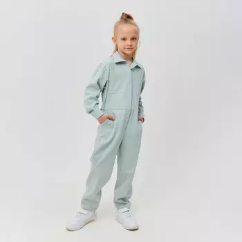 Комбинезон для девочки MINAKU: Casual collection KIDS, цвет мятный, рост 158 см