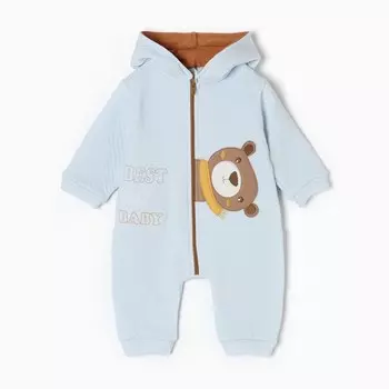 Комбинезон для мальчика, цвет голубой, рост 80 см