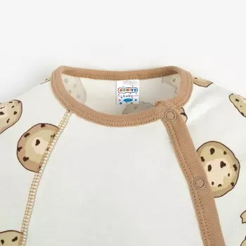 Комбинезон для мальчика, цвет коричневый, рост 80 см