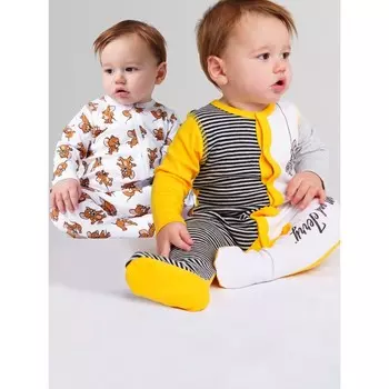 Комбинезон для мальчика PlayToday, рост 56 см, 2 шт