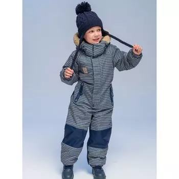 Комбинезон для мальчиков, рост 98 см, цвет синий