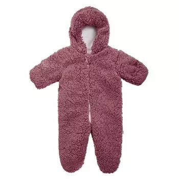 Комбинезон для новорожденного «Пухля», рост 68, цвет ягодный