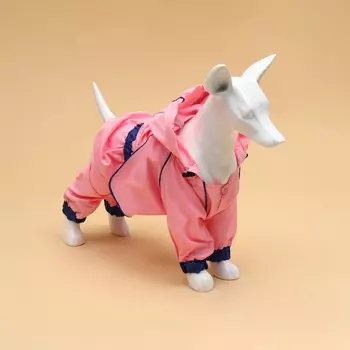 Комбинезон для собак, дюспо, размер ХL (ДС 40, ОГ 54), розовый