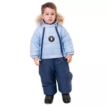 Комбинезон «Джони», рост 74 см, цвет голубой