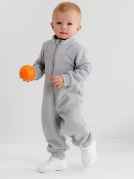 Комбинезон флисовый детский MINAKU цвет серый, рост 80-86