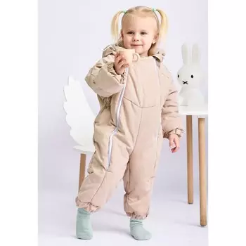 Комбинезон «Галактика», рост 62, цвет бежевый