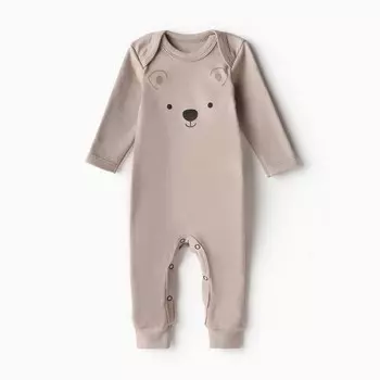 Комбинезон Крошка Я Baby Bear, рост 62-68, бежевый